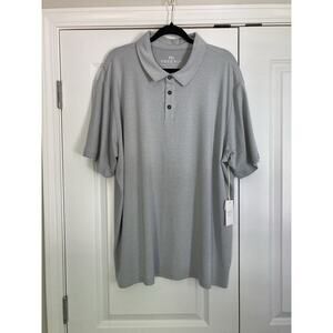 Free Fly Mens XXXL Bamboo Flex Polo II Heather Aspen Gray Soft Casual Size 3XL